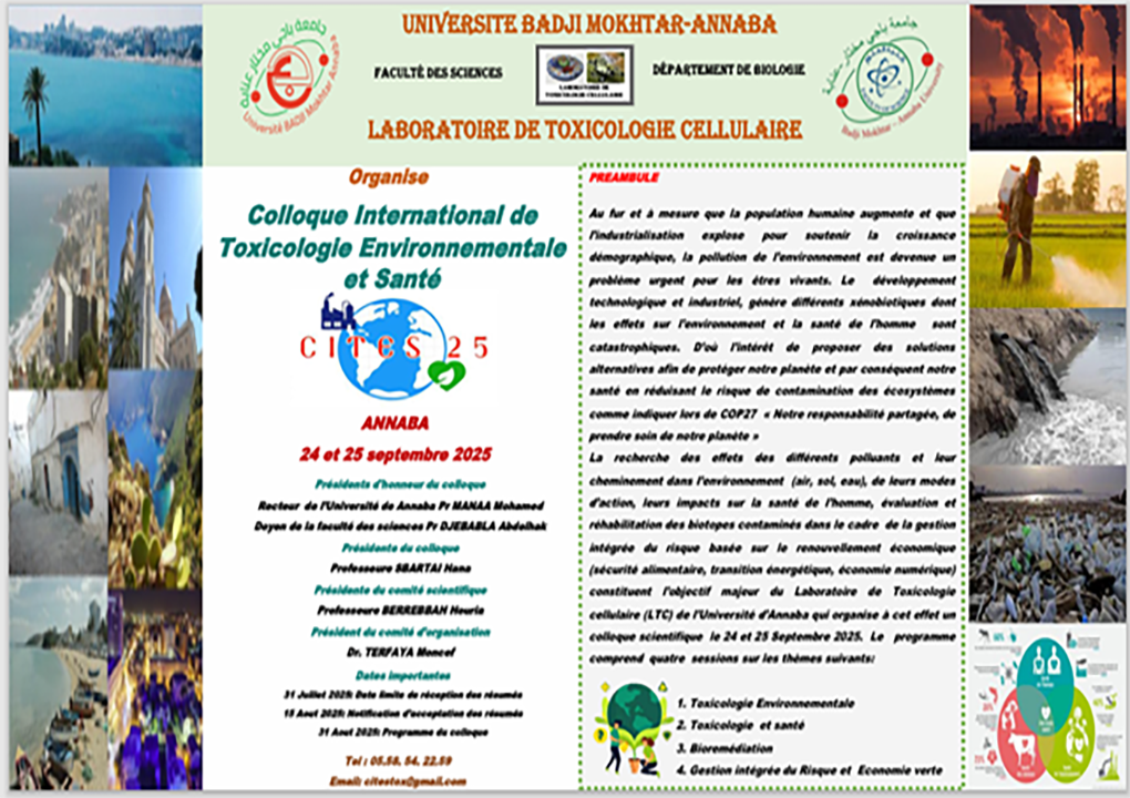  CONFERENZA INTERNAZIONALE SU TOSSICOLOGIA AMBIENTALE E SALUTE