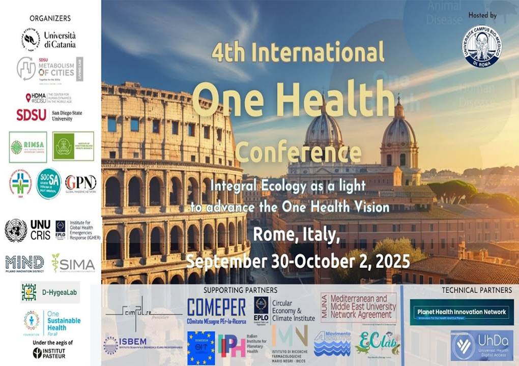4TH INTERNAZIONAL ONE-HEALTH CONFERENCE