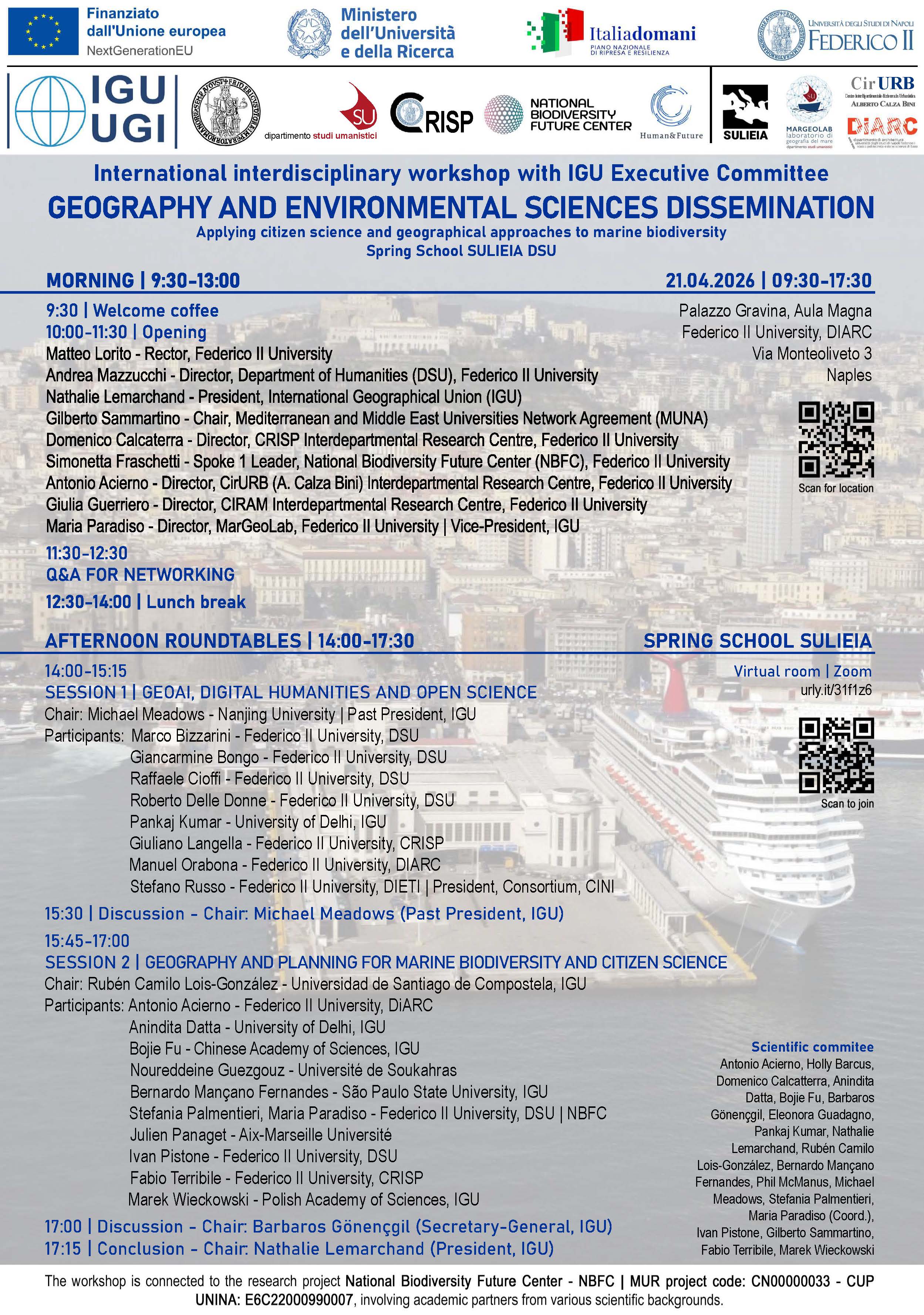 GEOGRAPHY AND ENVIRONMENTAL SCIENCES DISSEMINATION